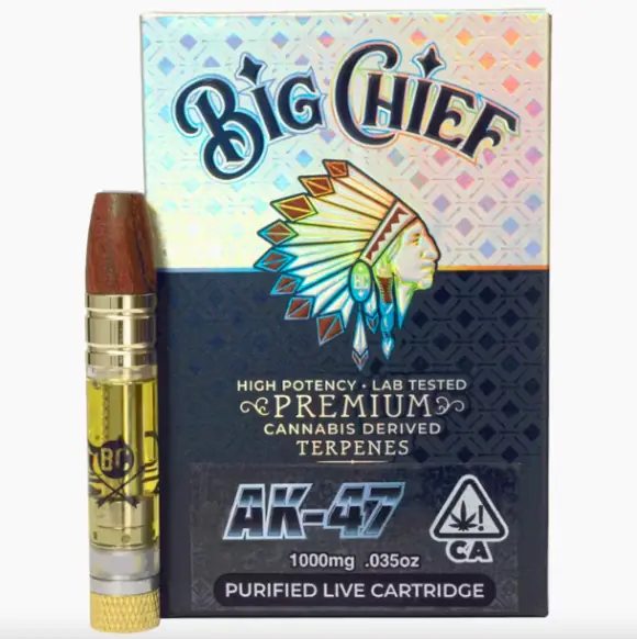 AK-47 Big Chief CDT Purified Live Cartridges | 1G (Hybrid)