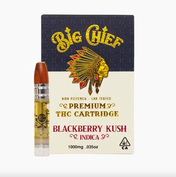 Blackberry Kush Big Chief THC Cartridges | 1G (Indica)