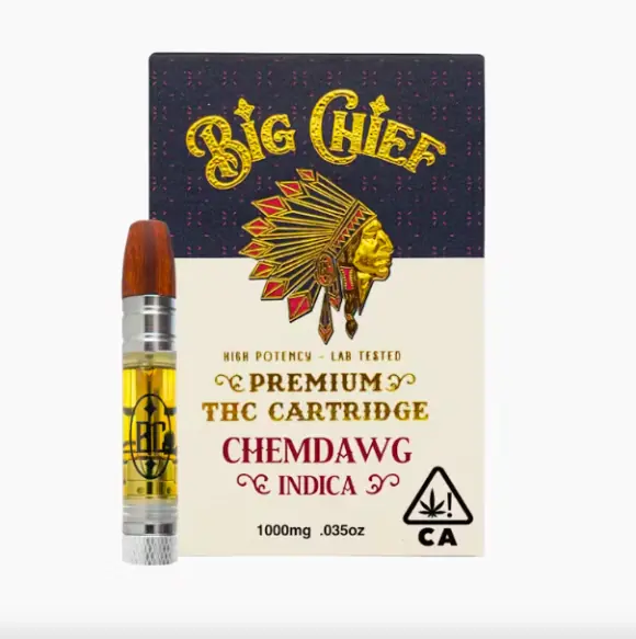 Chemdawg Big Chief THC Cartridges | 1G (Indica)