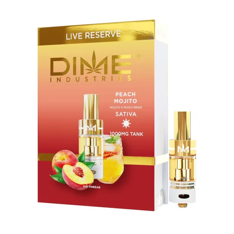 Dime Industries Live Reserve (S) Peach Mojito 1000mg Tank