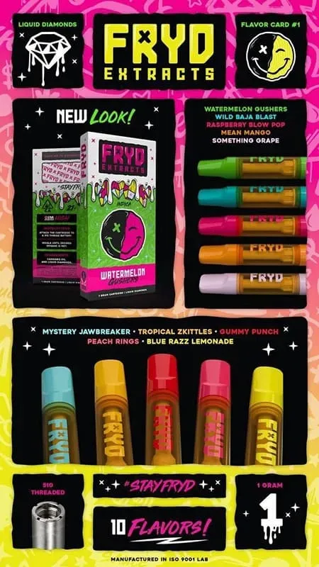 Fryd Liquid Diamonds Mystery Jawbreaker Carts