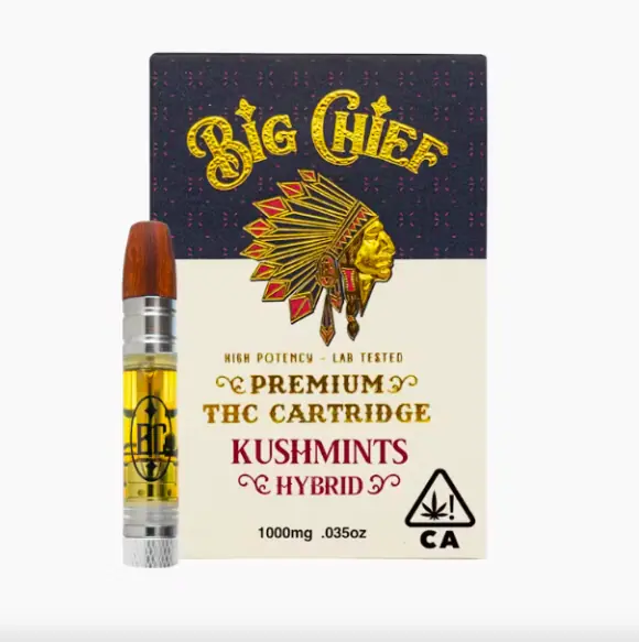 Kushmints Big Chief THC Cartridges | 1G (Hybrid)