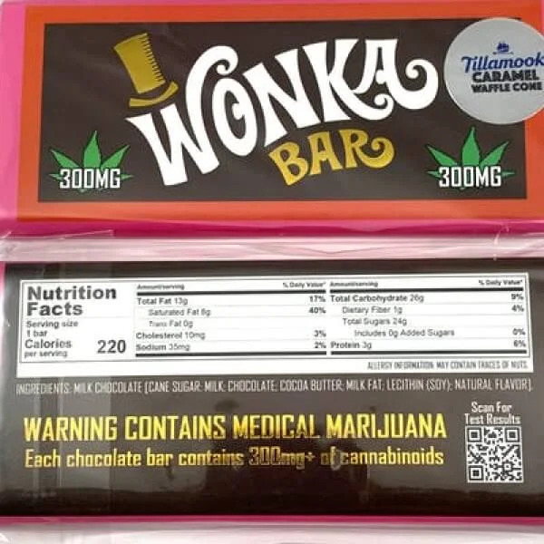 Tillamook Cannabinoids Chocolate Wonka Bar